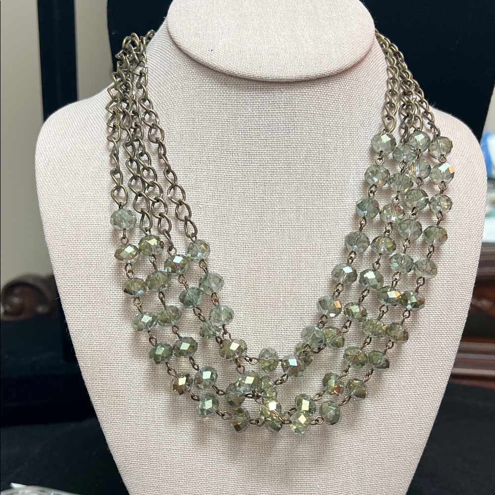 Multi-Strand Beaded Necklace